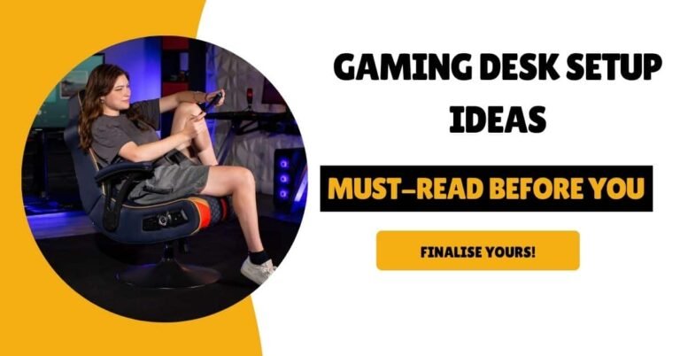 gaming desk setup ideas 