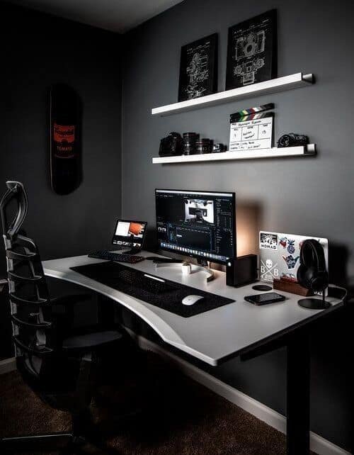 aesthetic setup for photographer gamer
