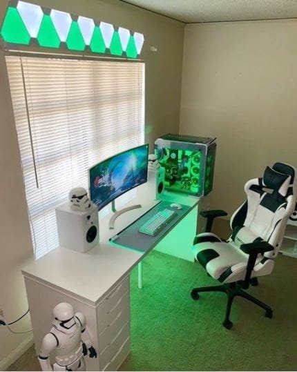 stormtrooper setup with green touch